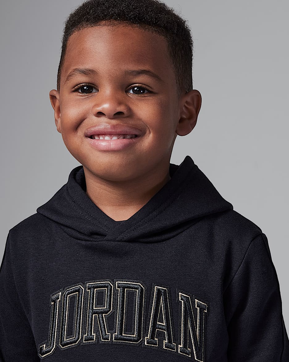 Jordan See Me Shine Toddler 2 Piece Pullover Hoodie Set. Nike